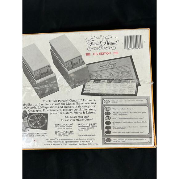 Trivial Pursuit Genus 11 Edition  1984 - Picture 2 of 5